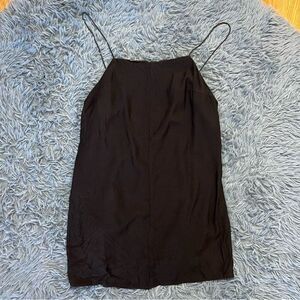 Oak + Fort Black Mini Cami Dress Size M